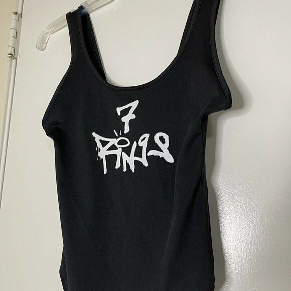 Ariana Grande hm 7 rings tour black bodysuit size small - Picture 4 of 6